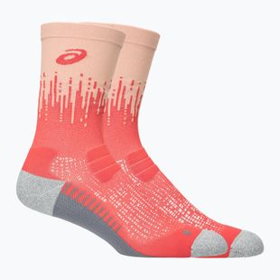 Kojinės ASICS Performance Run Crew coral reef/mojave