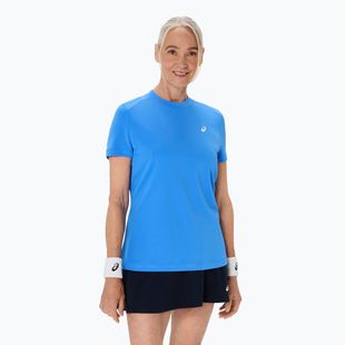 Moteriški teniso marškinėliai ASICS Court Top W blue coast