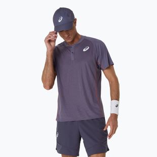 Vyriški polo marškinėliai ASICS Match Actibreeze Polo greyish purple