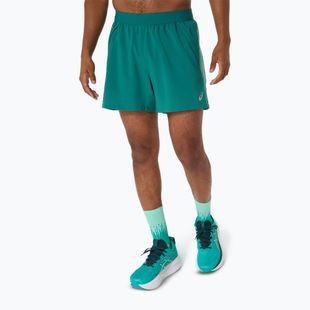 Vyriški bėgimo šortai ASICS Road 5IN rainy lake/light teal