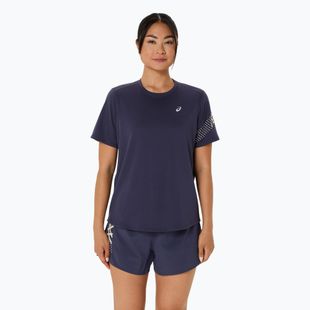 Moteriški bėgimo marškinėliai ASICS Icon SS Top indigo fog