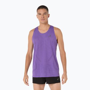 Vyriški bėgimo marškinėliai ASICS Metarun Singlet edo purple