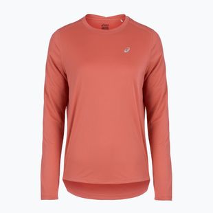 Moteriški bėgimo marškinėliai ilgomis rankovėmis ASICS Core LS Top dark pink clay