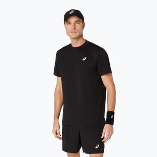 Vyriški teniso marškinėliai ASICS Court Top performance black