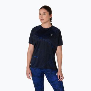 Moteriški bėgimo marškinėliai ASICS Road Lite-Show SS performance black