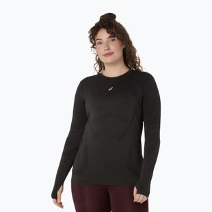 Moteriški bėgimo marškinėliai ilgomis rankovėmis ASICS Road Seamless LS performance black