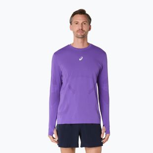 Vyriški bėgimo marškinėliai ilgomis rankovėmis ASICS Road Seamless LS edo purple