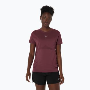 Moteriški bėgimo marškinėliai ASICS Seamless dark currant/port royal