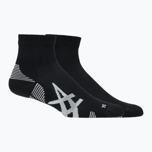 Kojinės ASICS Cushioned Quarter 2 poros performance black