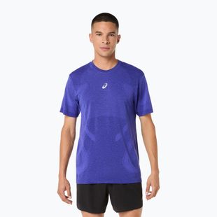 Vyriški bėgimo marškinėliai ilgomis rankovėmis ASICS Road Seamless LS cobalt burst/eggplant