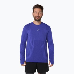 Vyriški bėgimo marškinėliai ilgomis rankovėmis ASICS Road Seamless LS cobalt burst/eggplant