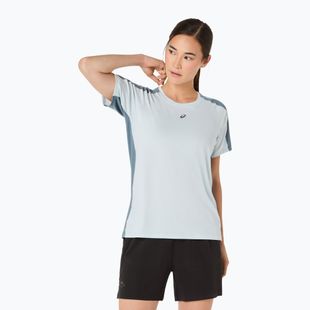 Moteriški bėgimo marškinėliai ASICS Fujitrail Elite Top cool grey/ironclad