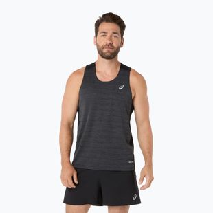 Vyriški bėgimo marškinėliai ASICS Road Singlet performance black