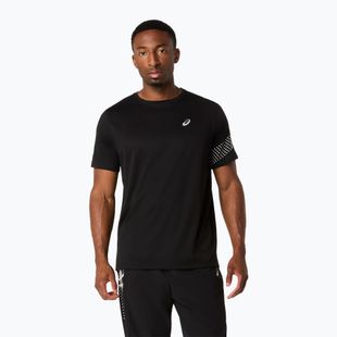 Vyriški bėgimo marškinėliai ASICS Icon SS performance black/cream