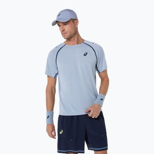 Vyriški teniso marškinėliai ASICS Match grey/blue