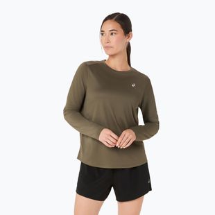 Moteriški bėgimo marškinėliai ilgomis rankovėmis ASICS Core LS Top dark olive
