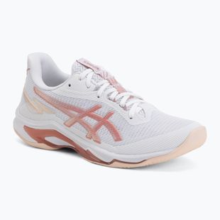 Moteriški tinklinio bateliai ASICS Netburner Ballistic FF 4 white/rose red