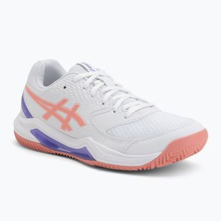 Moteriški padelio batai ASICS Gel-Dedicate 8 Padel W white/guava