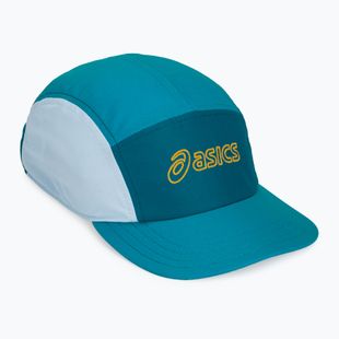 Kepurė su snapeliu ASICS Performance Running 5 Panel aegean blue/dark teal