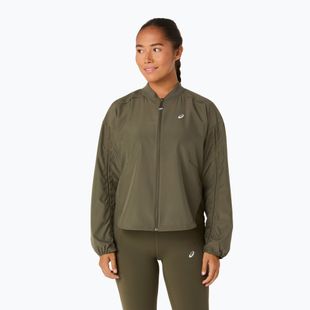 Moteriška bėgimo striukė ASICS Nagino Run Adjustable dark olive