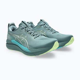 Vyriški bėgimo batai ASICS Gel-Kayano 33 foggy teal/illuminate yellow