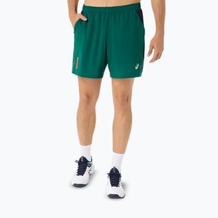 Vyriški teniso šortai ASICS Padel Court 7IN jewel green