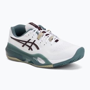 Vyriški teniso batai ASICS Gel-Resolution X Clay white/dark aubergine