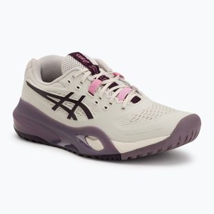 Moteriški teniso bateliai ASICS Gel-Resolution X soft oat/dark aubergine