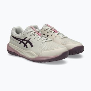 Vaikiški teniso batai ASICS Gel-Resolution X GS soft oat/dark aubergine