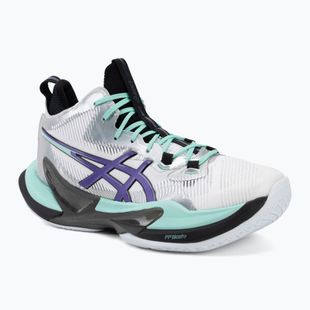 Vyriški tinklinio bateliai ASICS Metarise 2 white/radiant amethyst