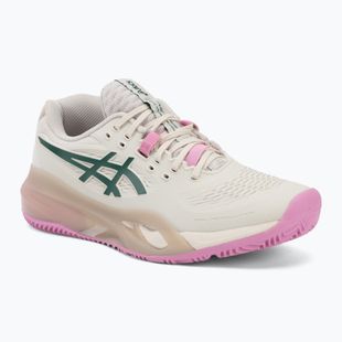 Moteriški padelio batai Asics Gel-Resolution X Padel Soft Oat/Jewel Green