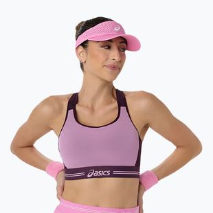 Sportinė liemenėlė ASICS Game Compression Bra Dark Aubergine/Bubblegum