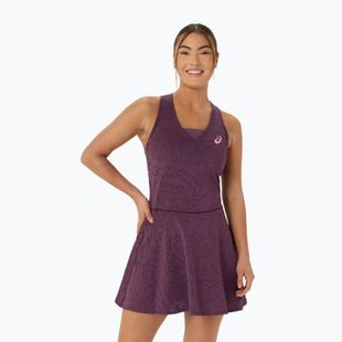 Teniso suknelė ASICS Match Jacquard Dress Dark Aubergine