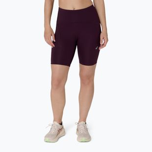 Moteriški bėgimo šortai Asics Road High Waist 8In Sprinter dark aubergine