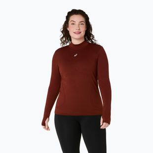 Moteriškas termo džemperis ASICS Road Winter Seamless Top singed red