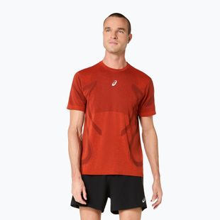 Vyriški bėgimo marškinėliai ASICS Road Seamless Top singed red