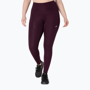 Moteriškos bėgimo tamprės ASICS Road High Waist Tight dark aubergine