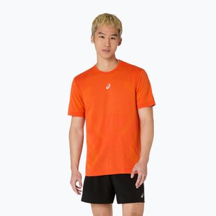 Vyriški bėgimo marškinėliai ASICS Road Seamless Top energy orange