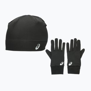Kepurė ir pirštinės ASICS Winter Pack performance black