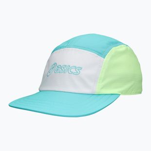 Kepurė su snapeliu Asics Performance Running 5 Panel Cap Energy Aqua/White