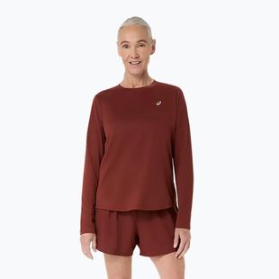 Moteriški bėgimo marškinėliai su ilgomis rankovėmis ASICS Core Top singed red