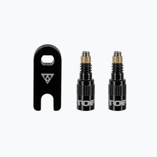 Vožtuvo adapteris Topeak Turboflow Valve Adapter 2 vnt. black