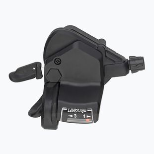 Dešinioji + kairioji pavarų perjungimo svirtis su optiniu indikatoriumi microSHIFT TS39 3x9 Thumb Tap