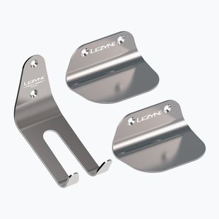 Dviračių kabykla ant sienos Lezyne Stainless Pedal Hook silver