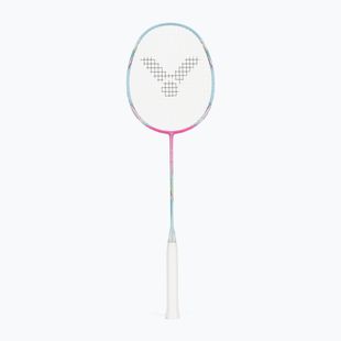 Badmintono raketė VICTOR DriveX 6SP QM fluorescent rose-red/light blue