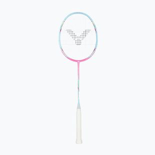 Badmintono raketė VICTOR DriveX 6SP QM fluorescent rose-red/light blue