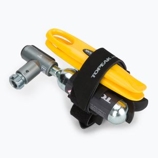 Topeak Air Booster Race Pod X geltonos spalvos T-TAB-RPX dviračių pompa