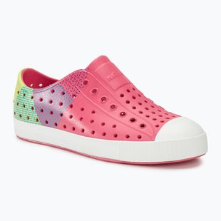 Vaikiški batai Native NA-12111502 Jefferson Block dazzle pink/shell white/celery maria starfish