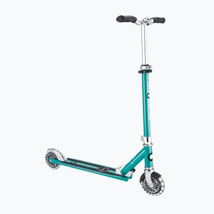 Vaikiškas miesto paspirtukas Globber Flow Element Lights jade