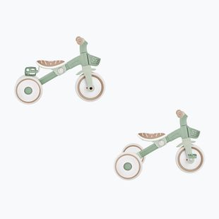 Balansinis triratukas Globber Learning Trike 2w1 Plus Ecologic pistachio
